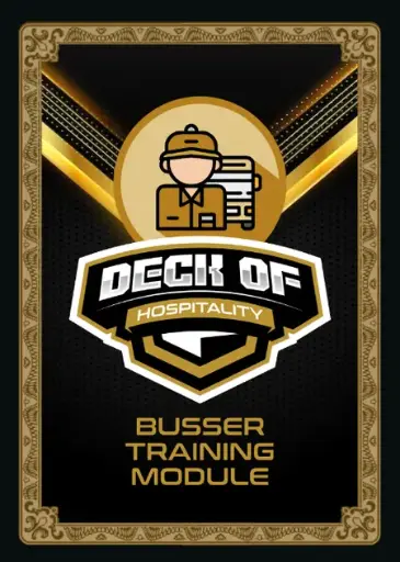 Busser Training Module