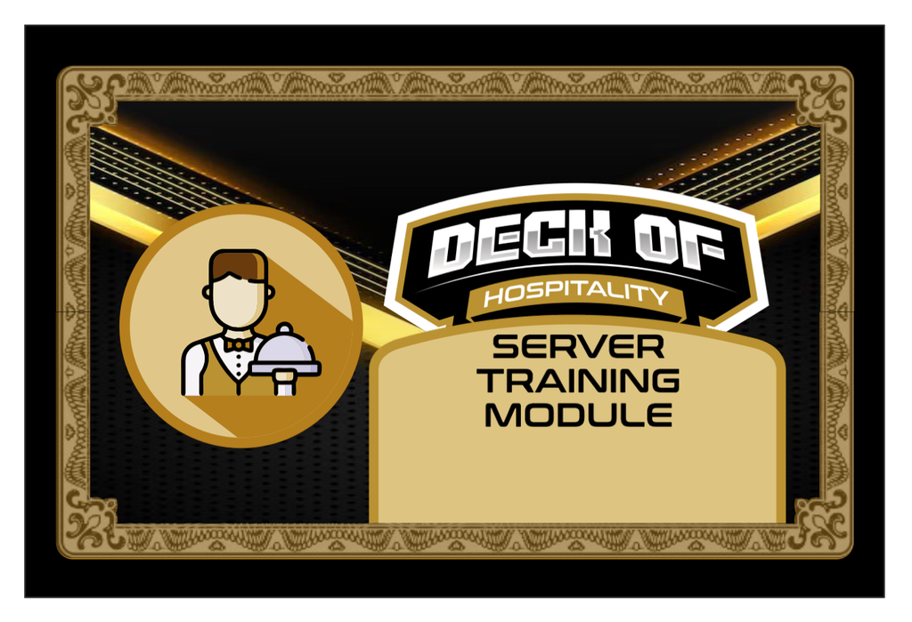Server training module Cards