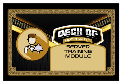 Server training module Cards