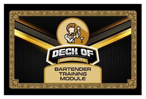 Bartender training module
