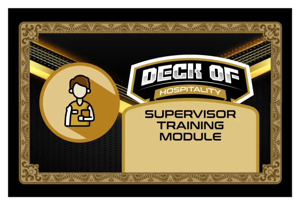 Supervisor / Manager training Module