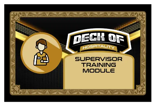 Supervisor / Manager training Module